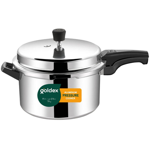 Aluminium Classic Goldex Pressure Cookers With Outer Lid (10 Litres / 5-Year warranty)