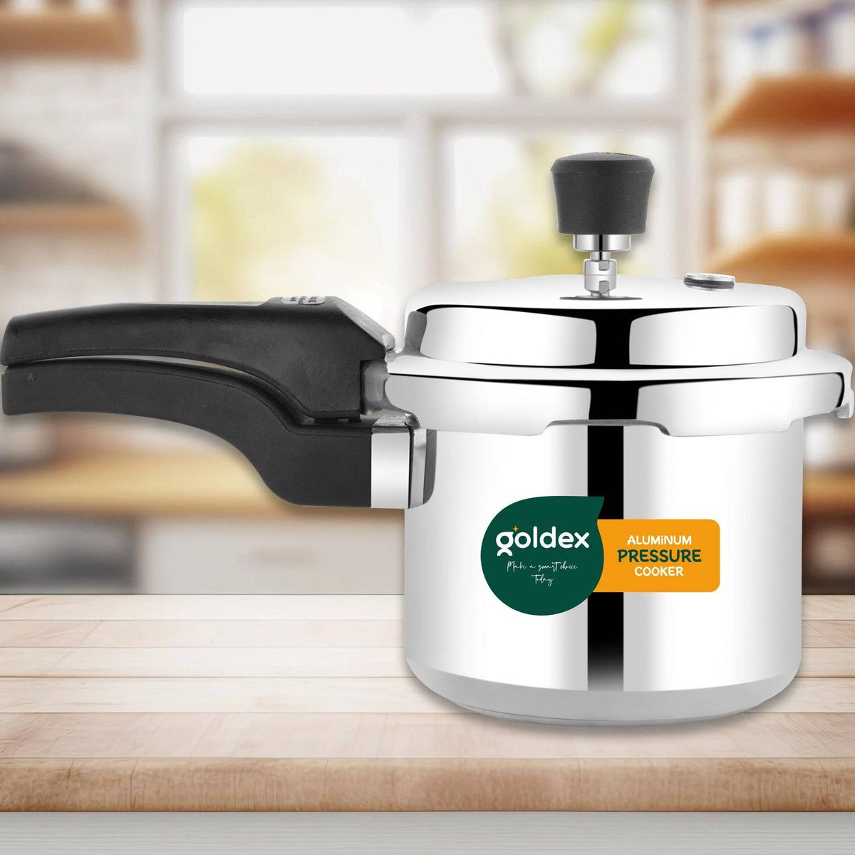 Aluminium Classic Goldex Pressure Cookers With Outer Lid (3 Litres / 5-Year warranty)