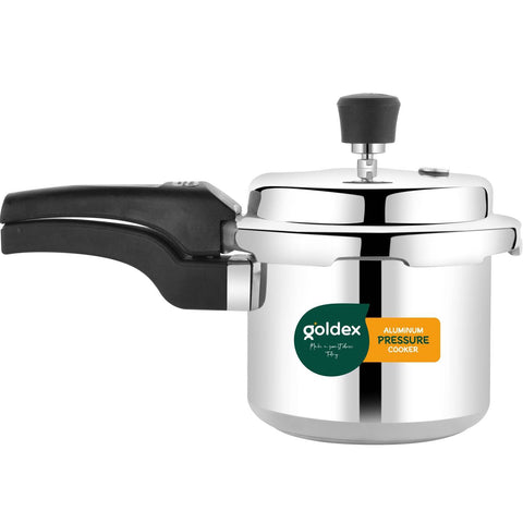 Aluminium Classic Goldex Pressure Cookers With Outer Lid (3 Litres / 5-Year warranty)