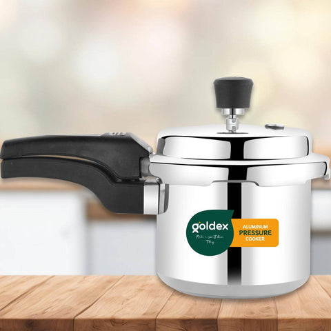 Aluminium Classic Goldex Pressure Cookers With Outer Lid (3 Litres / 5-Year warranty)