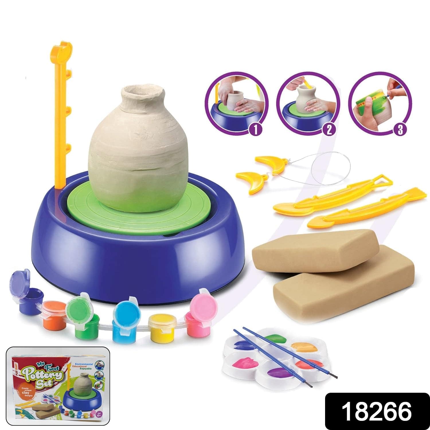 Amazing Educational Pottery Wheel KIT Game Set (1 Set) - jugaad.shop