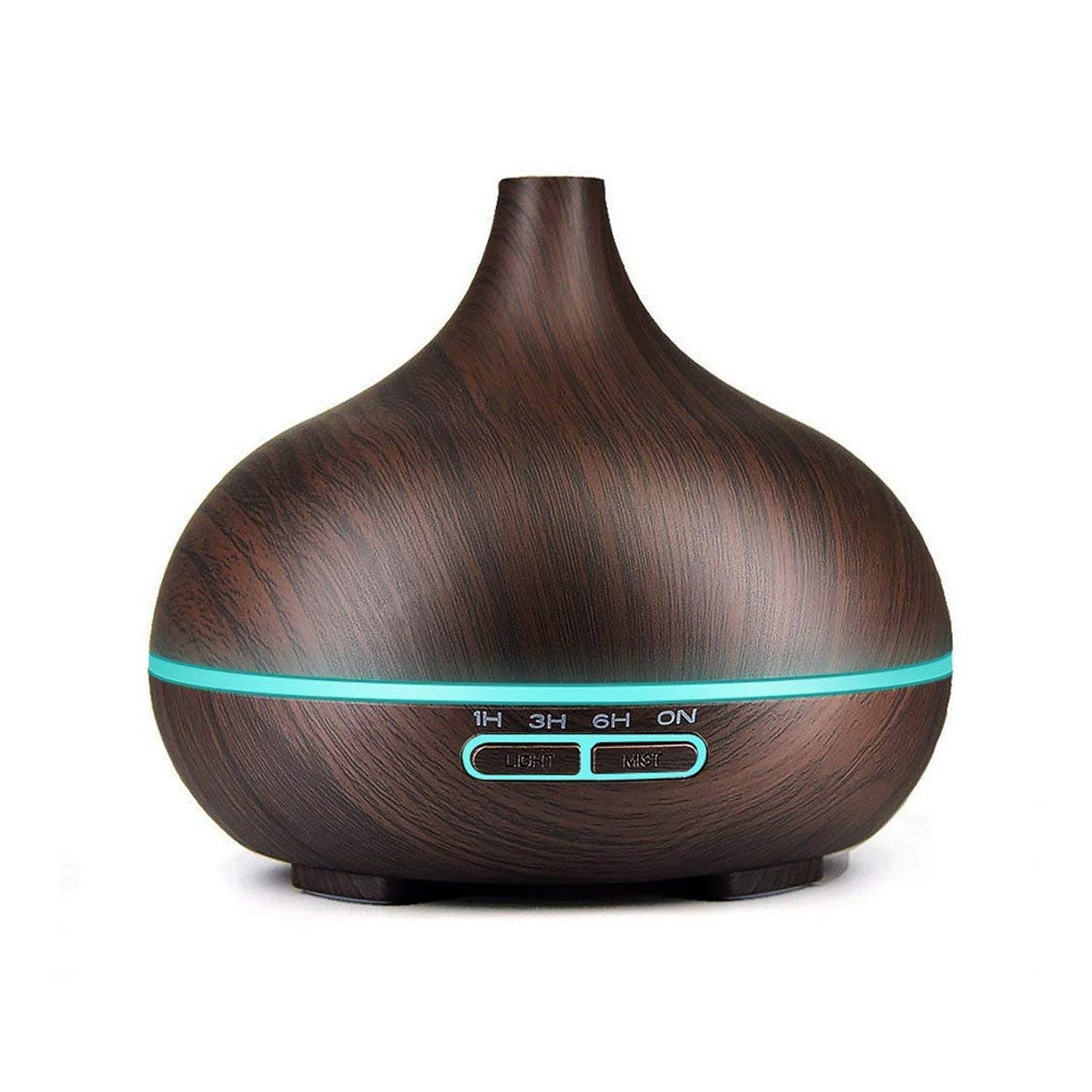 Aromatherapy Humidifier with 7 Colourful LED Light Change (500 ML Capacity / With Remote) - jugaad.shop