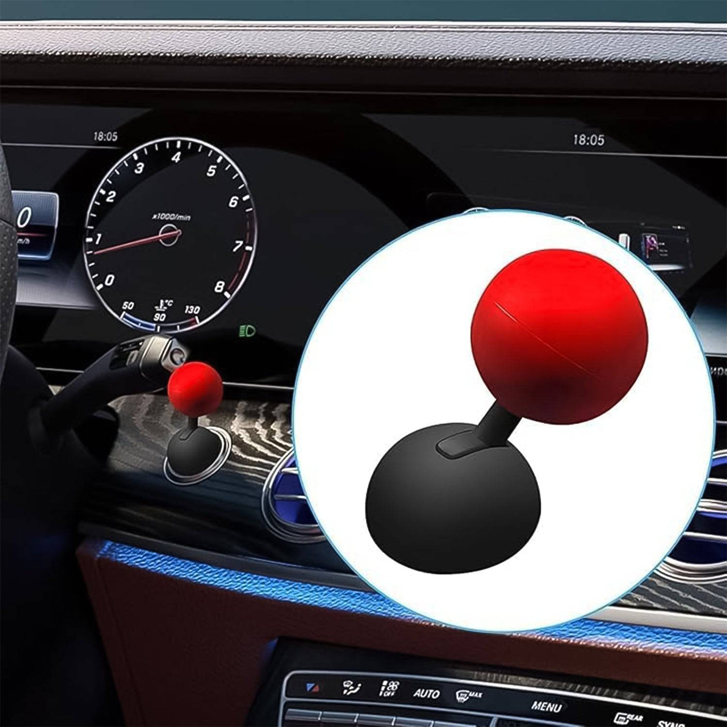 Ball Design Car Push Start Button Rocker / Cover (1 Pc)