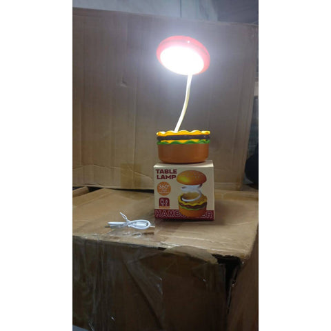 Burger Delight: Folding LED Night Lamp (1 Pc)