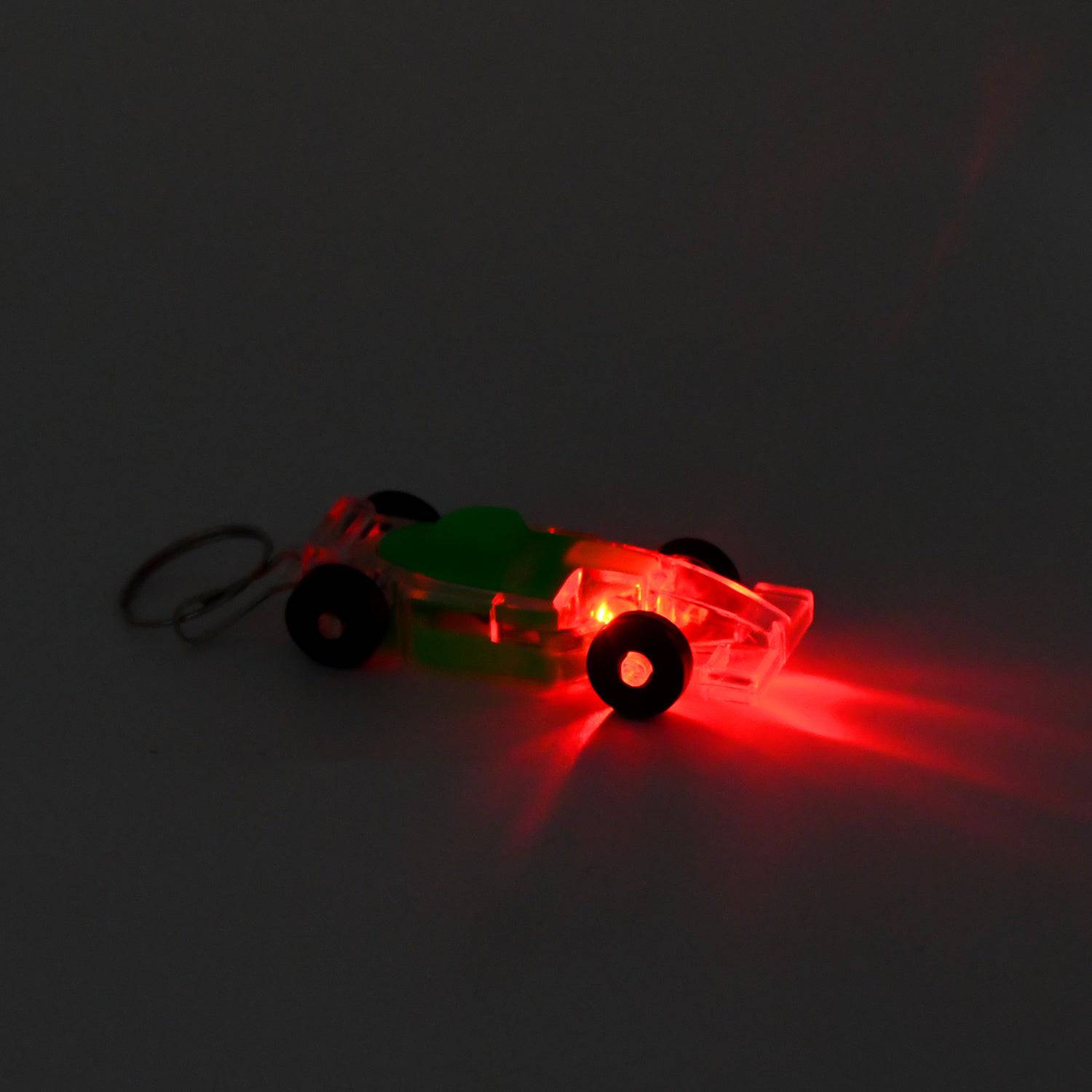 Cars Shape Keychain with On / Off Button LED Flashing Light (1 Pc) - jugaad.shop