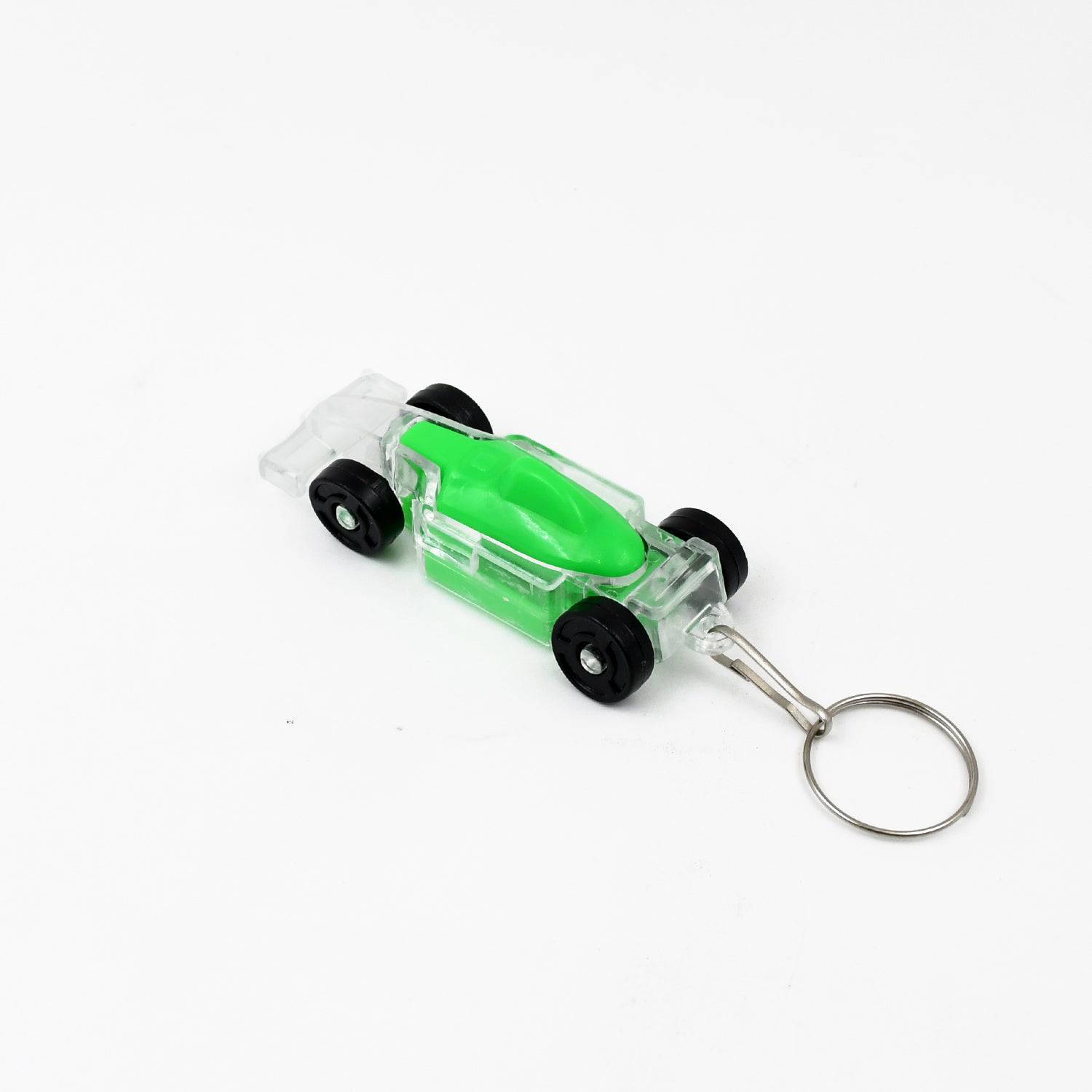 Cars Shape Keychain with On / Off Button LED Flashing Light (1 Pc) - jugaad.shop