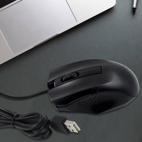 Computer / Laptop Wired Optical Mouse (1 Pc)