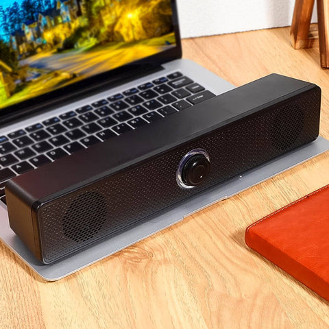 Desktop, Computer Speaker, Wired Plug and Play USB Powered Speaker (1 Pc) - jugaad.shop