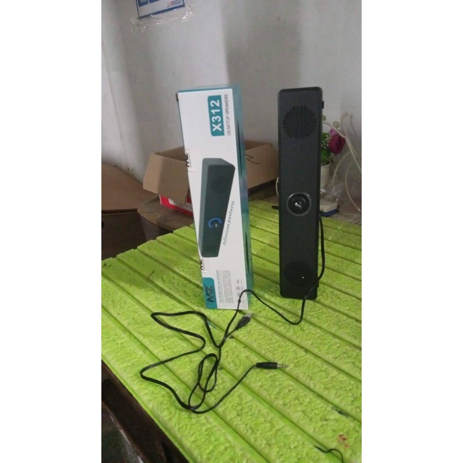 Desktop, Computer Speaker, Wired Plug and Play USB Powered Speaker (1 Pc) - jugaad.shop