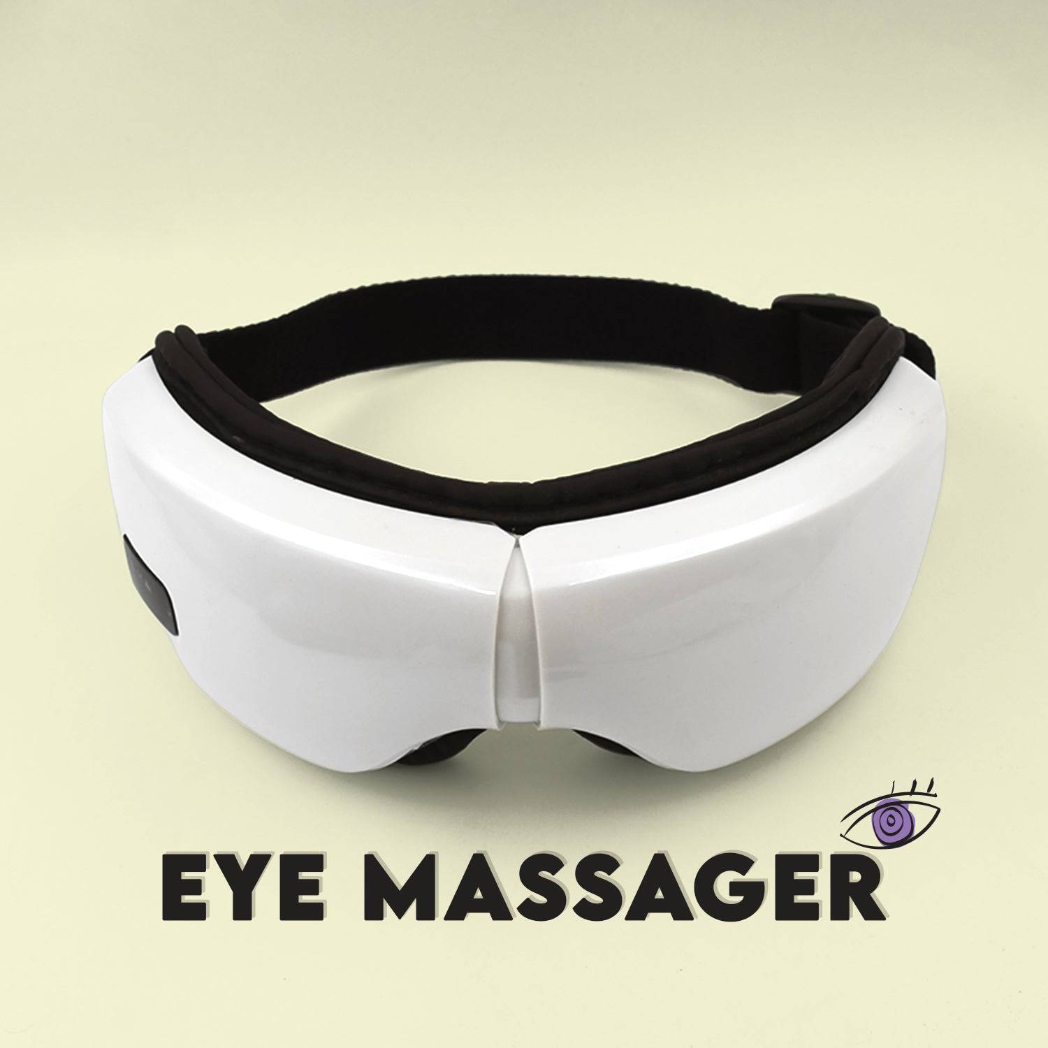 Electric Eye Massager with Adjustable Elastic Band (1 Pc) - jugaad.shop