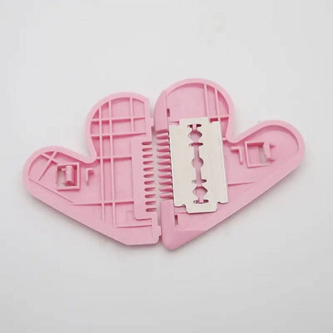 Heart Shape Plastic Hair Cutting Scissors (1 Pc / With Card Packing)