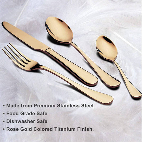 Kitchen Tableware / Flatware Sets Kitchen Forks Spoons with Gift Box (24 Pcs Set) - jugaad.shop