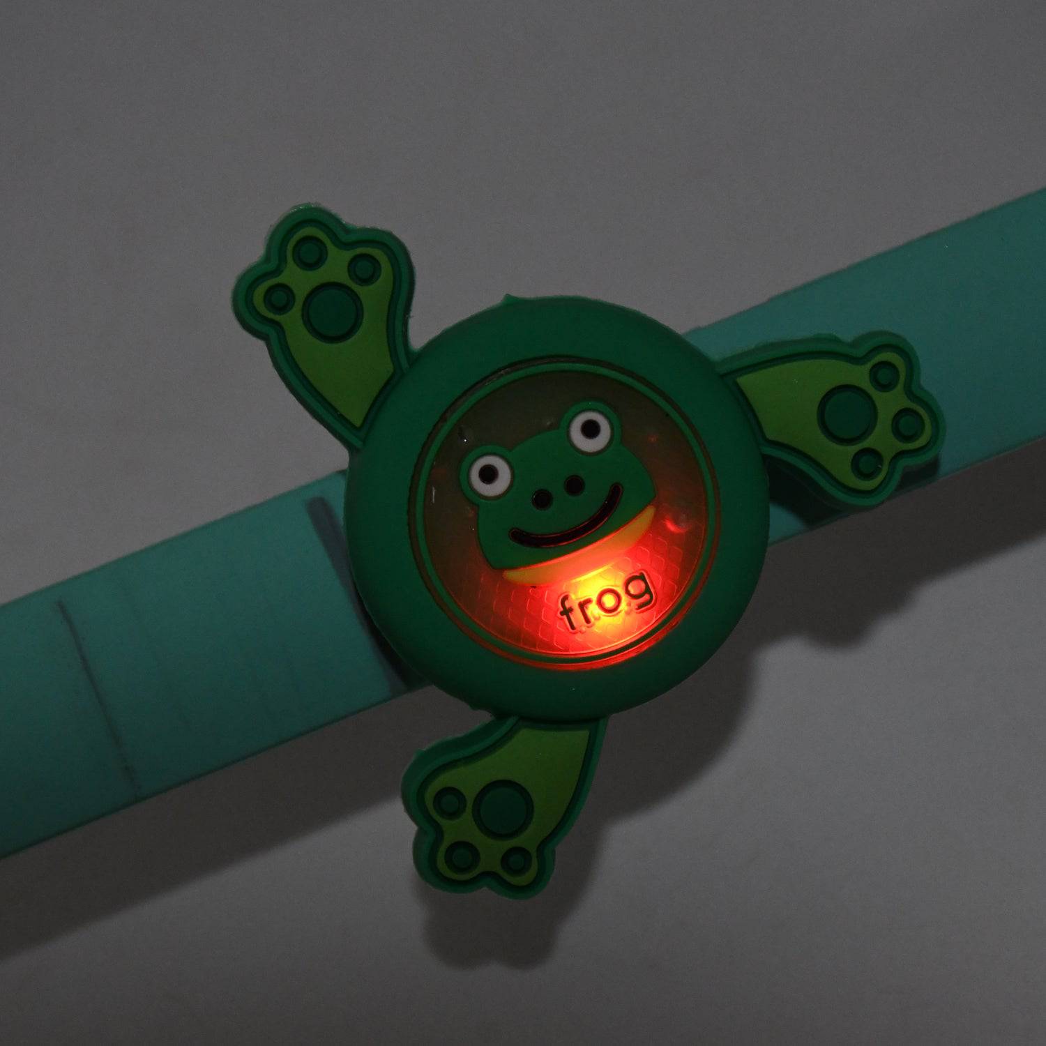 LED Light & Spinning Slap Kids Cartoon Bracelet Wrist Band (1 Pc / Mix Design)-jugaad.shop