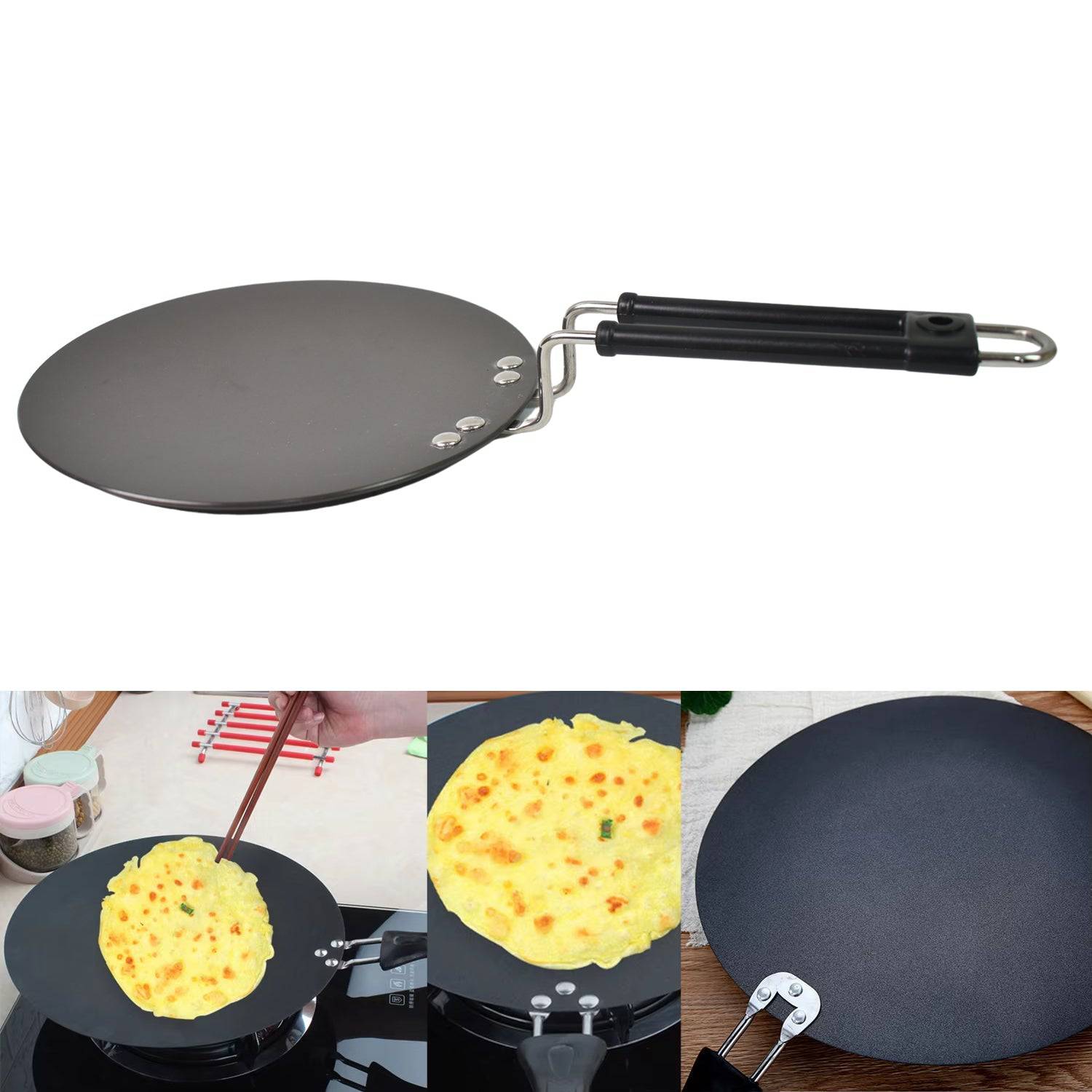 Multi Purpose Aluminium Roti Tawa (9 Inch)-jugaad.shop