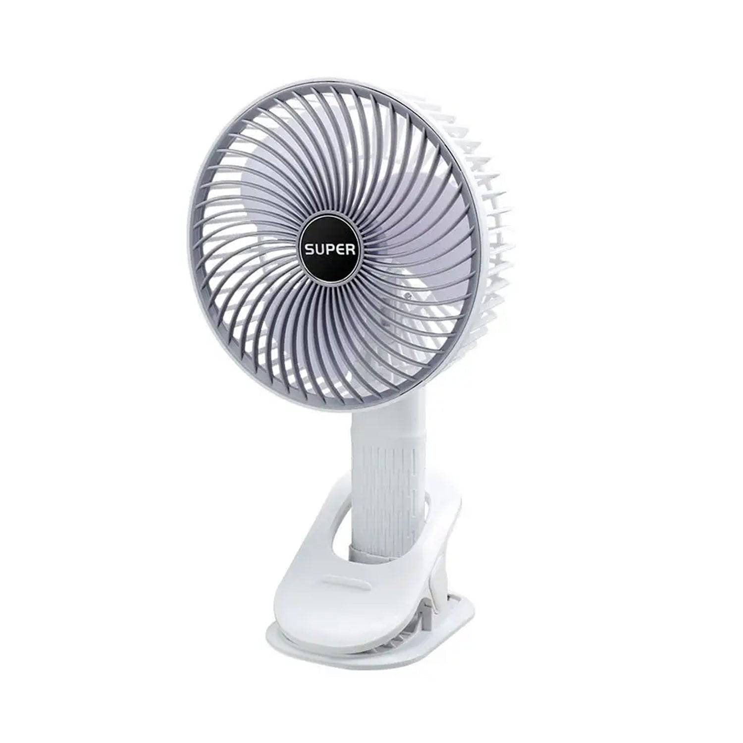 Multifunctional USB Desk Fan Clipped Fan (1 Pc / With Brown Box)