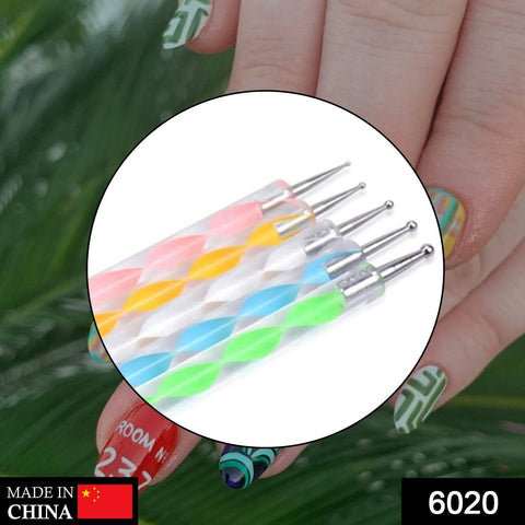 Nail Art Point Pen and Set Used by Women's for Their Fashion Purposes (Pack of 5Pcs) - jugaad.shop