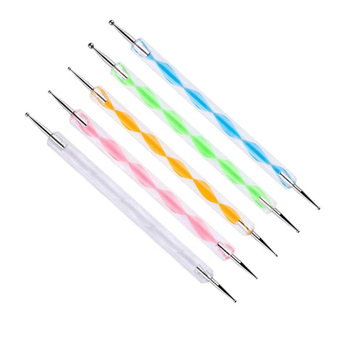 Nail Art Point Pen and Set Used by Women's for Their Fashion Purposes (Pack of 5Pcs) - jugaad.shop