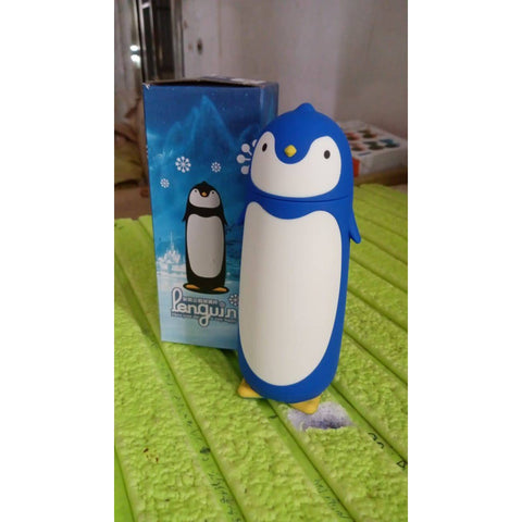 Penguin Water Bottle Penguin Cartoon Water Bottle Funny Travel Mug Insulated, Inner glass Vacuum Water Bottle