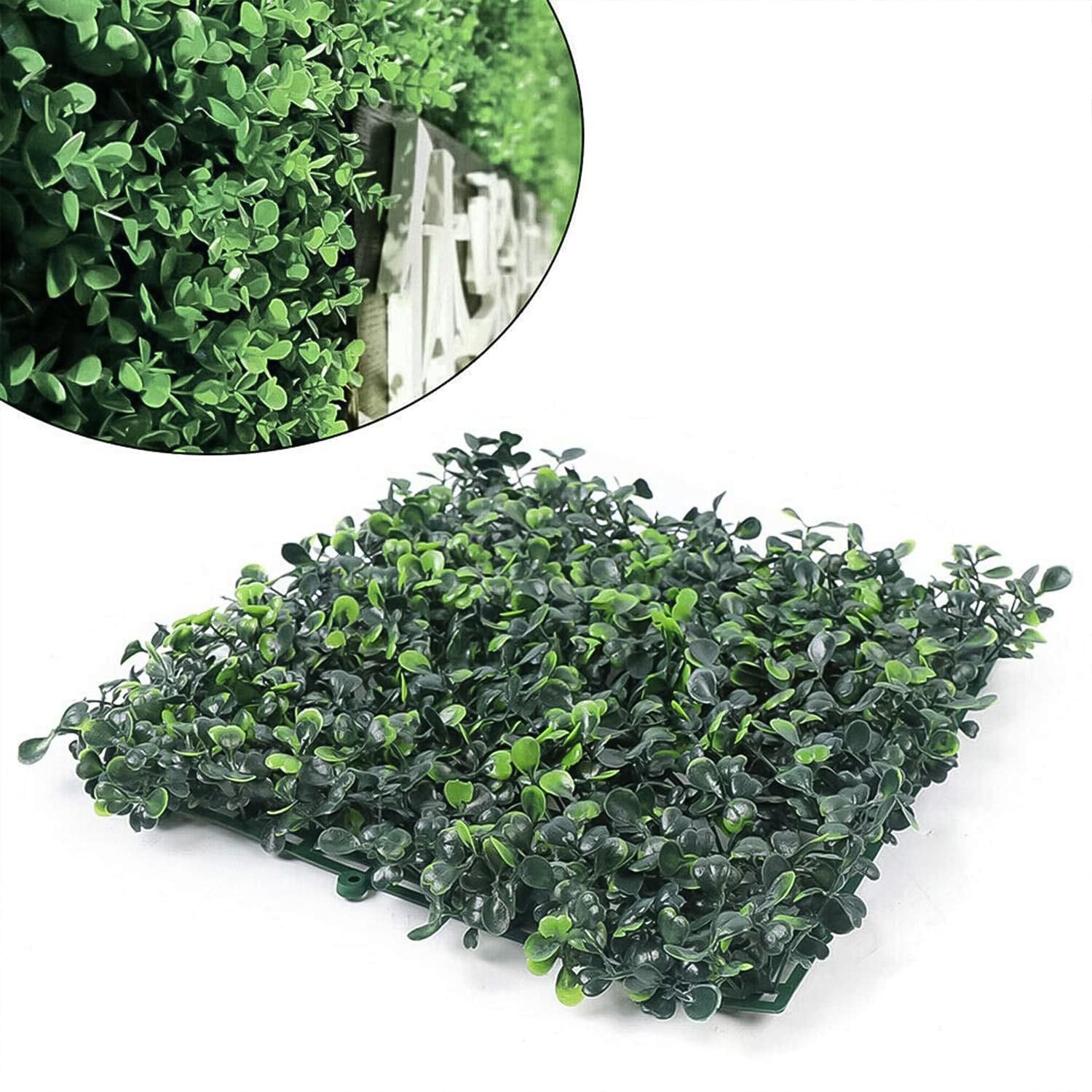 Plastic Wall Artificial Plant Base (60×40 CM / 1 Pc)