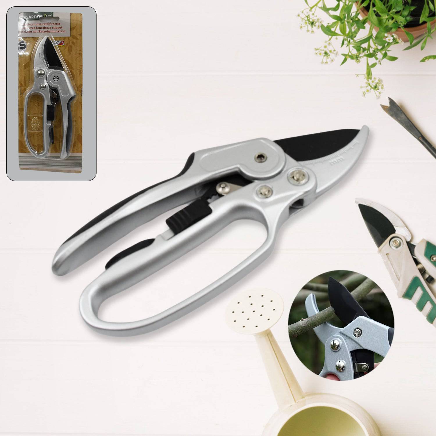 Pruning Shear Garden Shear Steel, Hand Shears, 20 Cm / 8 inch (1 Pc) - jugaad.shop