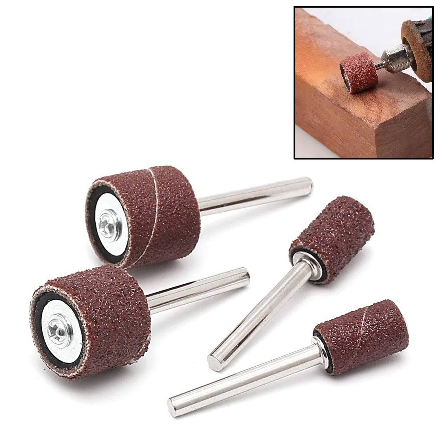 Sanding Band Drum Sleeves Mandrels for Dremel Rotary Tool (4 Pcs Set)