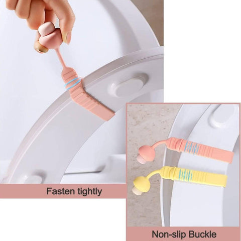 Silicone Toilet Seat Lifter Band (1 Pc) - jugaad.shop