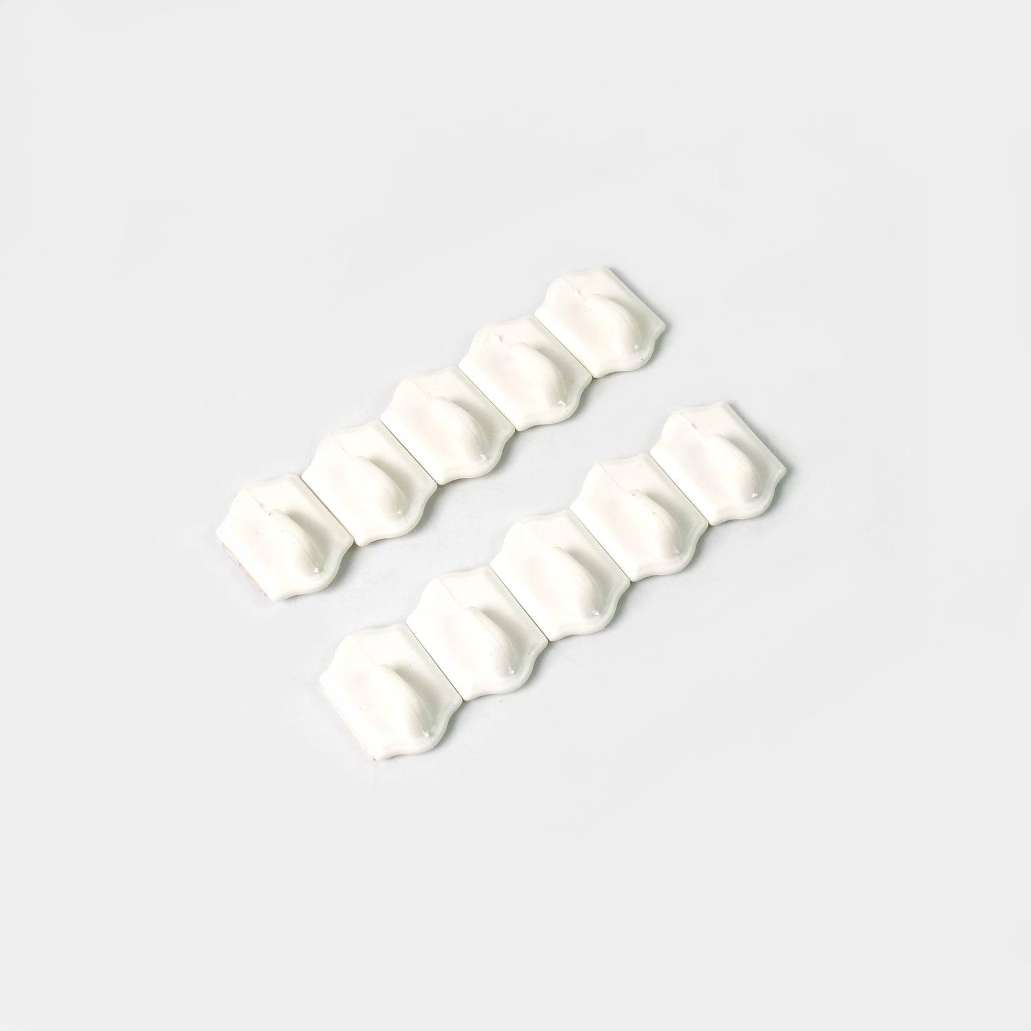 Small Adhesive Hooks for Wall Hanging Adhesive Hooks (10 pcs Set)