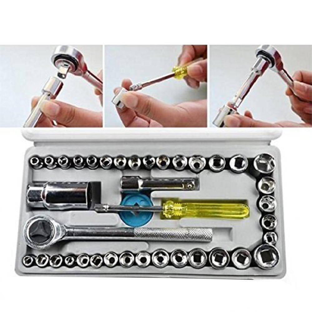 Socket Combination Toolkit (40 pcs) - jugaad.shop