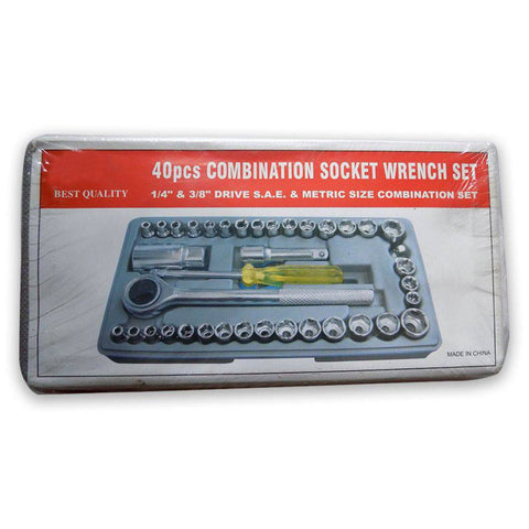 Socket Combination Toolkit (40 pcs) - jugaad.shop