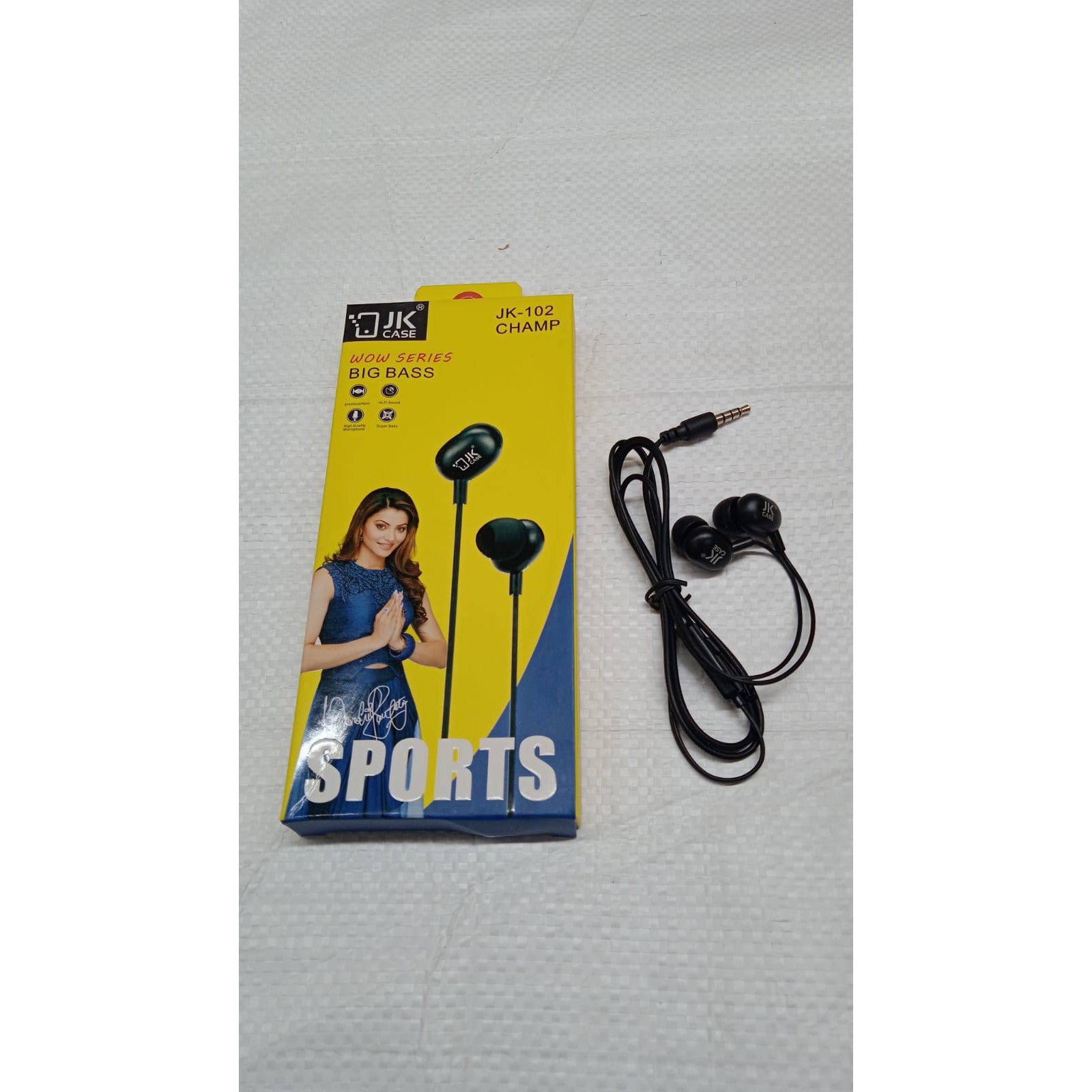 Sport Wired Earphone with Mic (1 Pc) - jugaad.shop