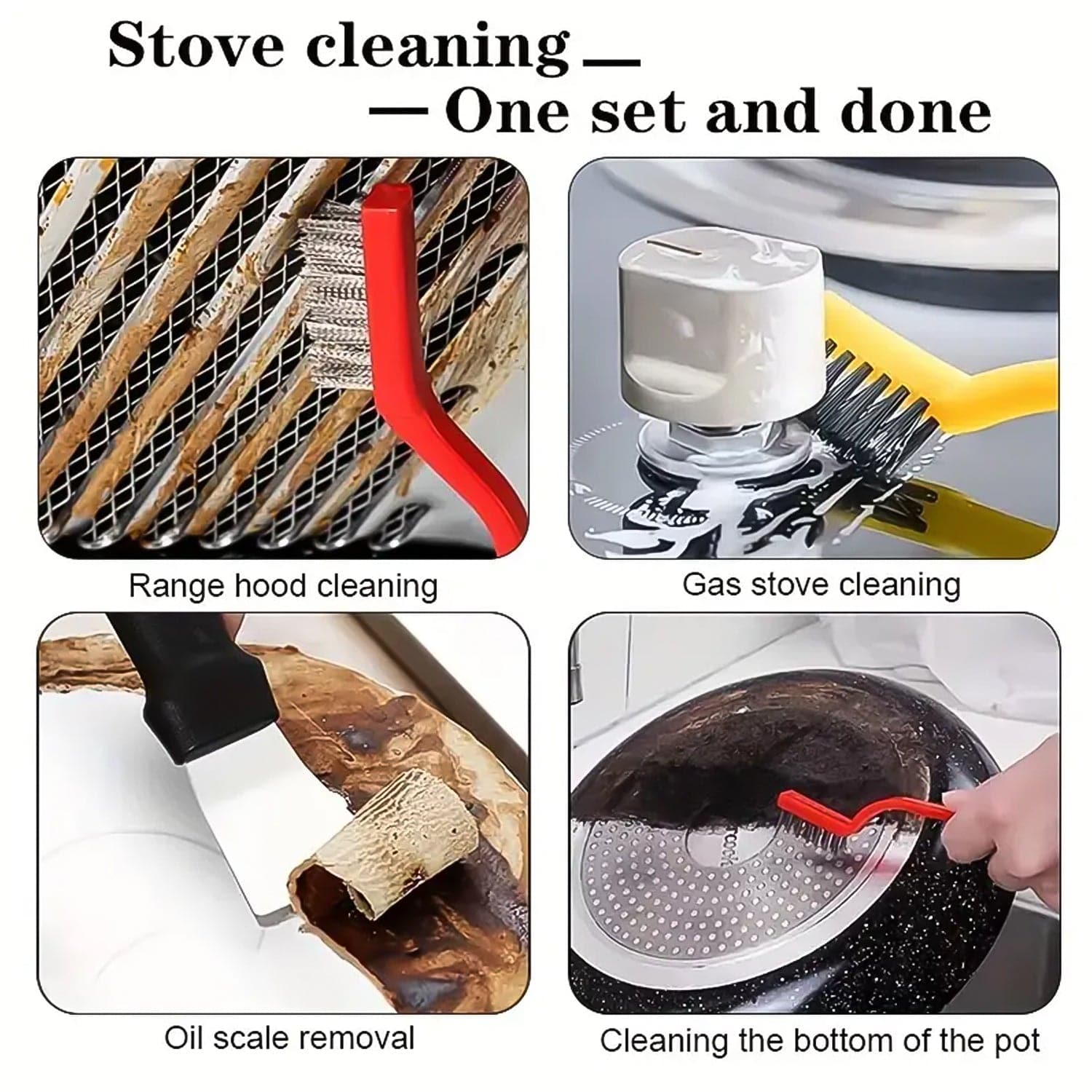 Wire Brush and Scraper Set (5 Pcs Set) - jugaad.shop