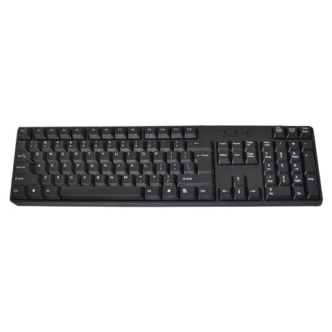 Wired USB Keyboard 107 Keys & Mouse Set (2 Pc Set)