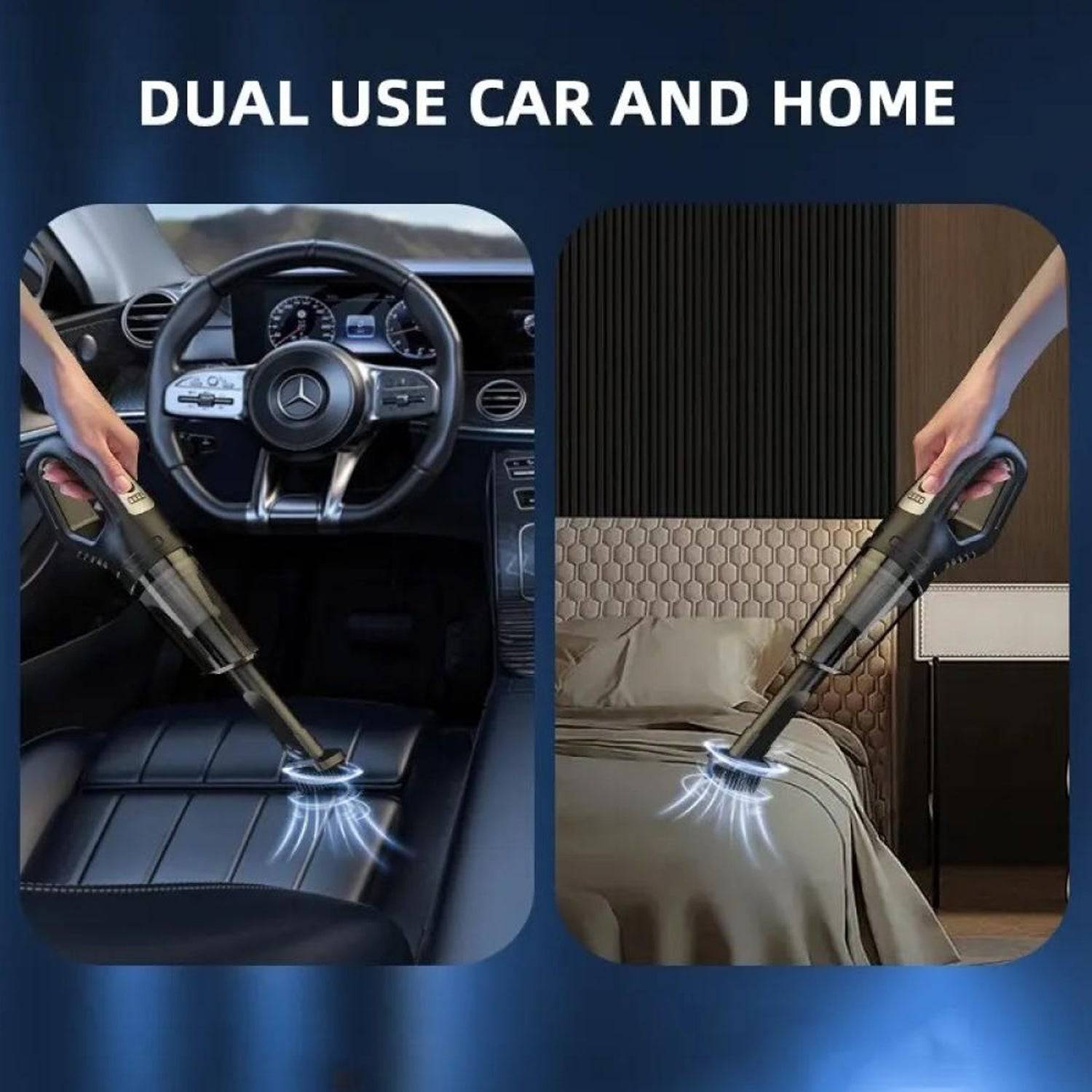 Wireless Handheld Car Vacuum Cleaner, 2 in1 Dust Buster (1 Set)