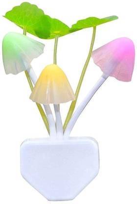 LED mushroom night light with sensor.