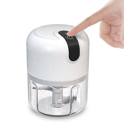 Wireless USB Rechargeable Mini Electric Garlic Machine / Chopper (250Ml)-jugaad.shop