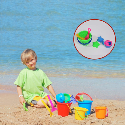 Beach playset with castle molds and accessories